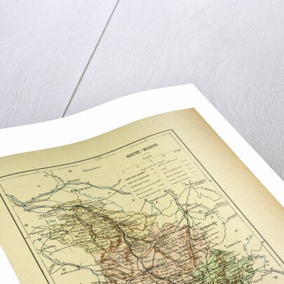 Map of Haute-Marne France by Anonymous
