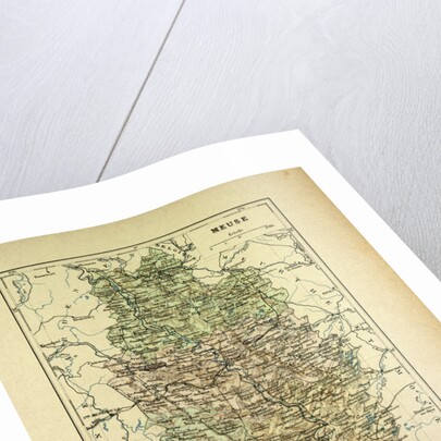 Map of Meuse France by Anonymous