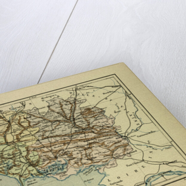 Map of Morbihan France by Anonymous