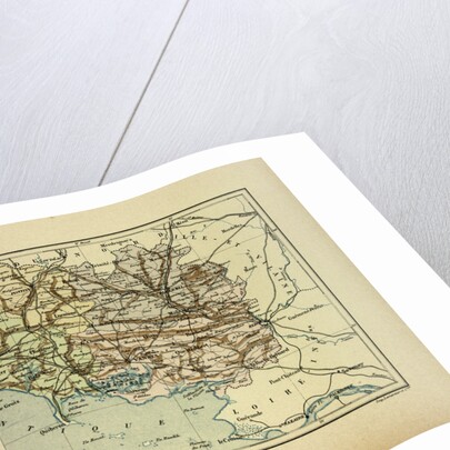 Map of Morbihan France by Anonymous
