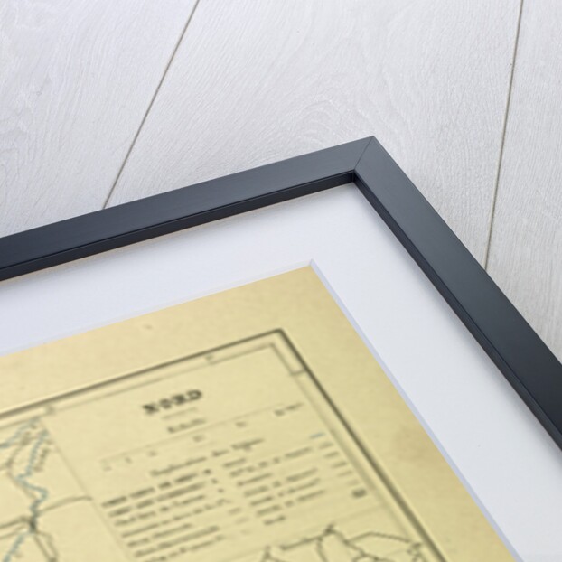 Map of the North West of France by Anonymous