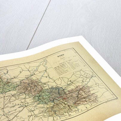 Map of the North West of France by Anonymous