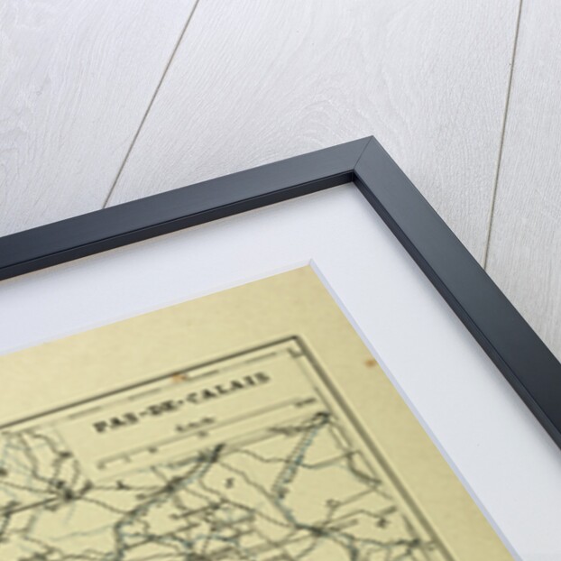 Map of Pas-De-Calais France by Anonymous