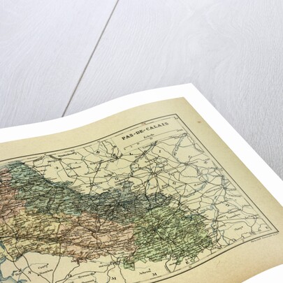 Map of Pas-De-Calais France by Anonymous