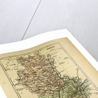 Map of Rhône France by Anonymous