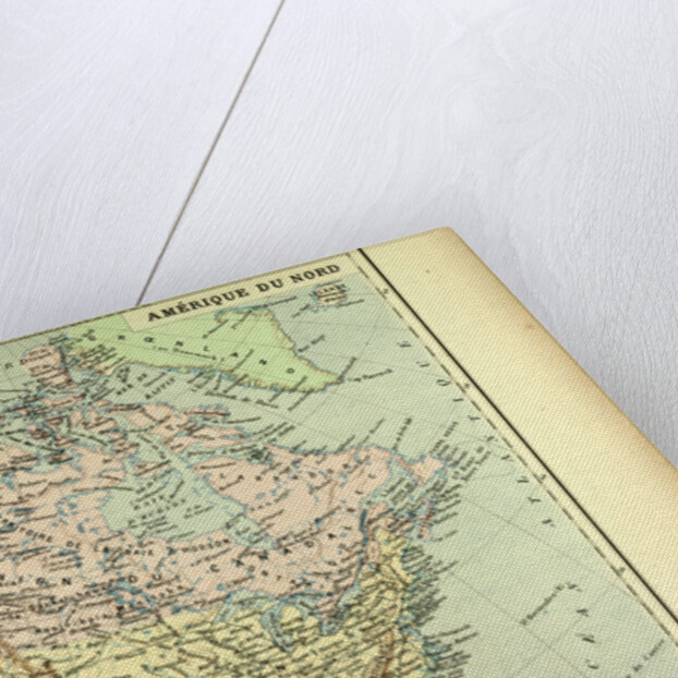 Map of North America by Anonymous