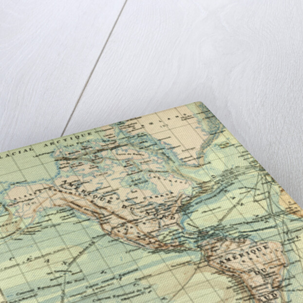 Map of North America and South America by Anonymous