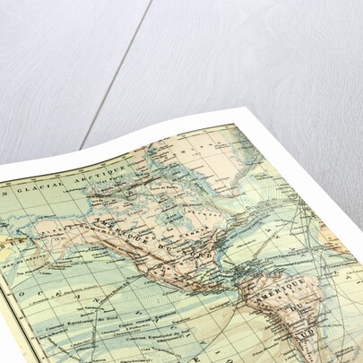 Map of North America and South America by Anonymous