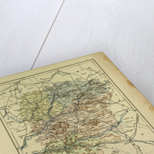 Map of Aisne France by Anonymous