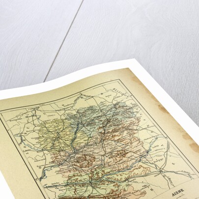 Map of Aisne France by Anonymous