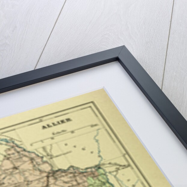 Map of Allier France by Anonymous