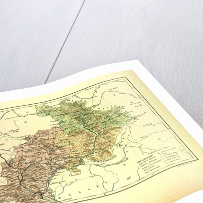 Map of Hautes-Alpes France by Anonymous