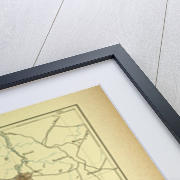 Map of Ardennes France by Anonymous