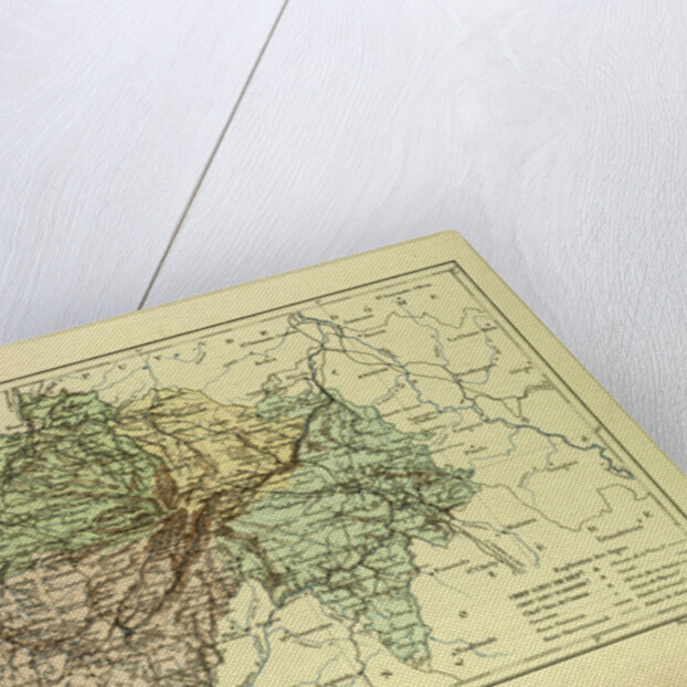 Map of Cantal France by Anonymous