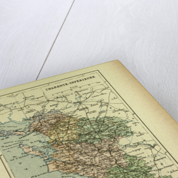 Map of Charente-Inférieure France by Anonymous