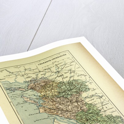 Map of Charente-Inférieure France by Anonymous