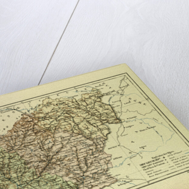 Map of Corrèze France by Anonymous
