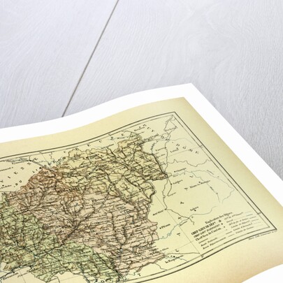 Map of Corrèze France by Anonymous