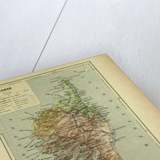 Map of Corse France by Anonymous