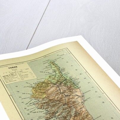 Map of Corse France by Anonymous