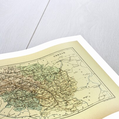 Map of Creuse France by Anonymous