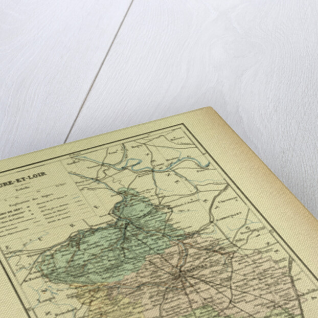 Map of Eure-Et-Loire France by Anonymous