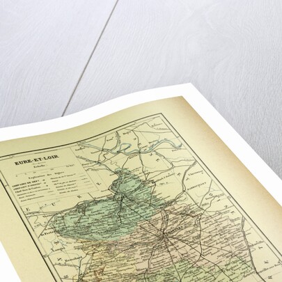 Map of Eure-Et-Loire France by Anonymous