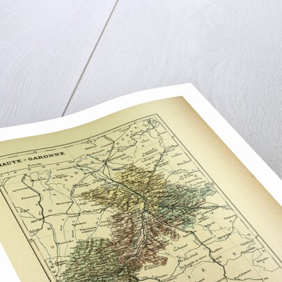 Map of Haute-Garonne France by Anonymous