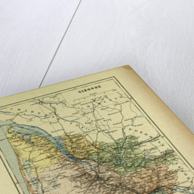 Map of Gironde France by Anonymous
