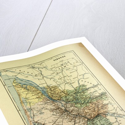 Map of Gironde France by Anonymous