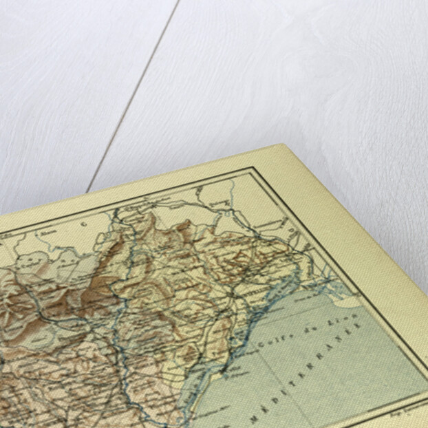 Map of Hérault France by Anonymous