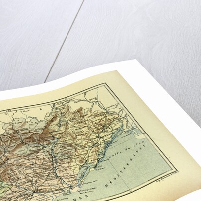 Map of Hérault France by Anonymous