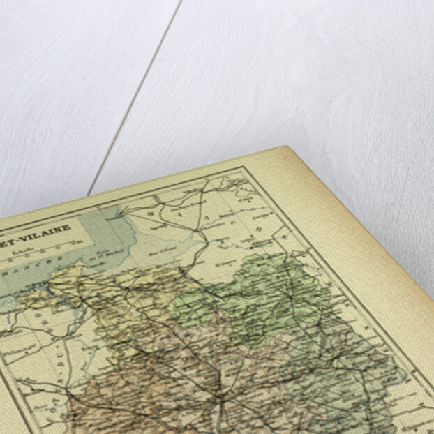 Map of Ille-Et-Vilaine France by Anonymous