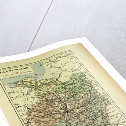 Map of Ille-Et-Vilaine France by Anonymous
