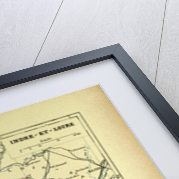 Map of Indre-Et-Loire France by Anonymous