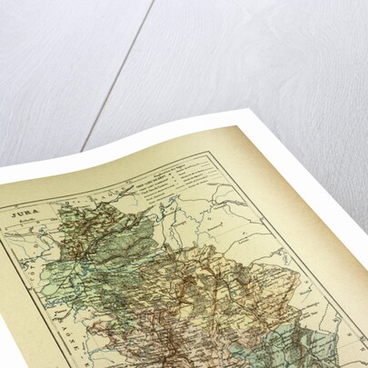 Map of Jura France by Anonymous
