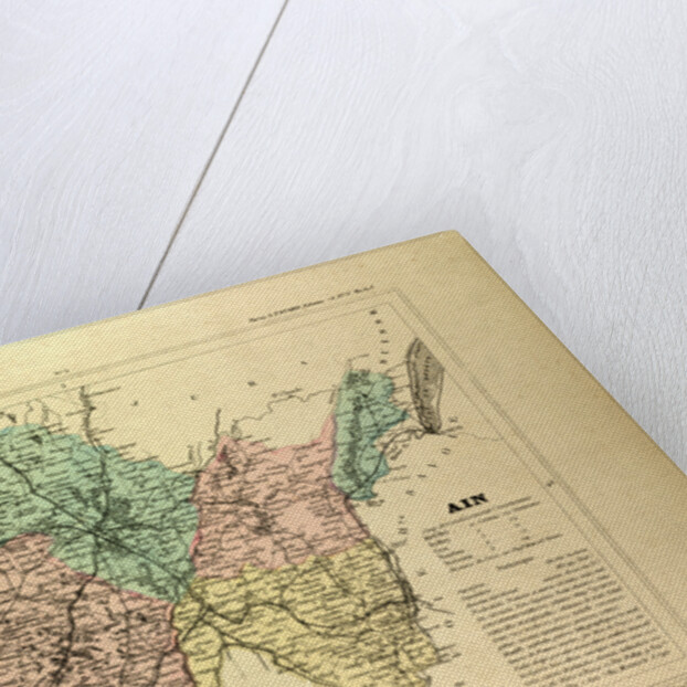 Map of Ain France by Anonymous