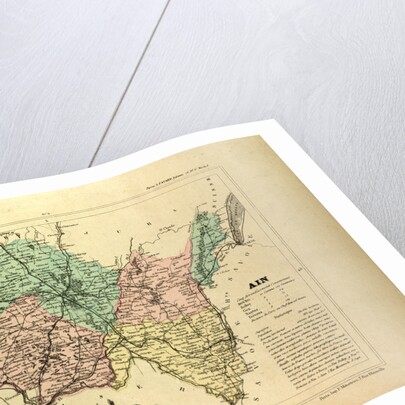Map of Ain France by Anonymous