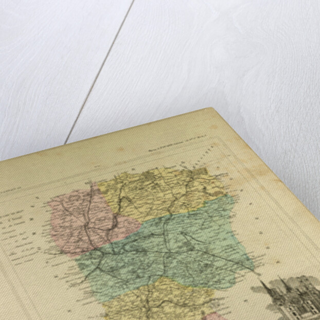 Map of Aisne France by Anonymous