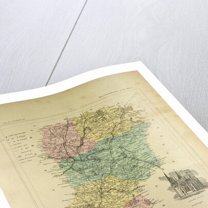 Map of Aisne France by Anonymous