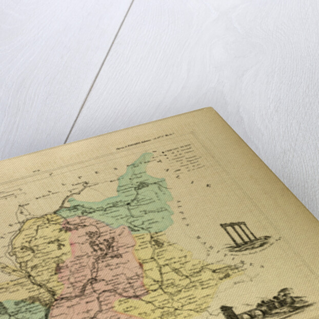 Map of Basses Alpes France by Anonymous