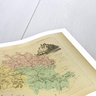 Map of Ariége France by Anonymous