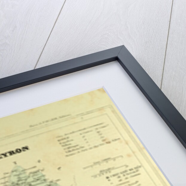 Map of Aveyron France by Anonymous