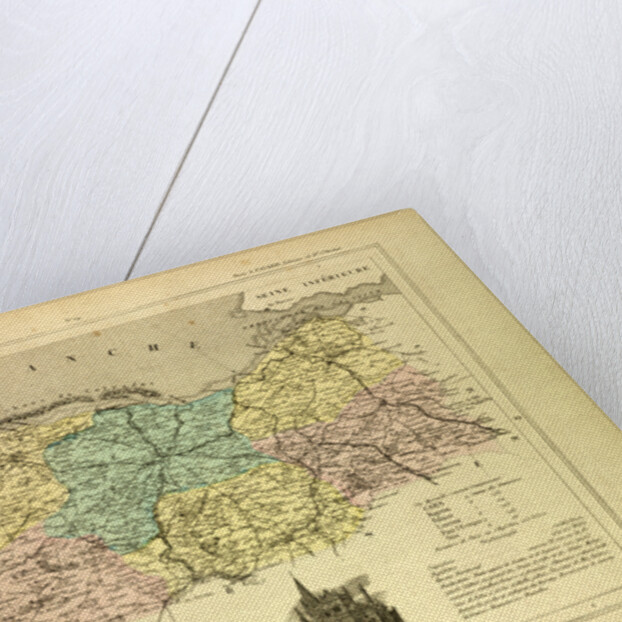 Map of Calvados France by Anonymous