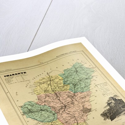 Map of Charente France by Anonymous