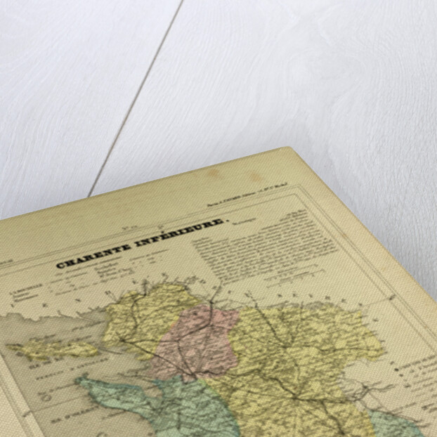 Map of Charente Inférieure France by Anonymous