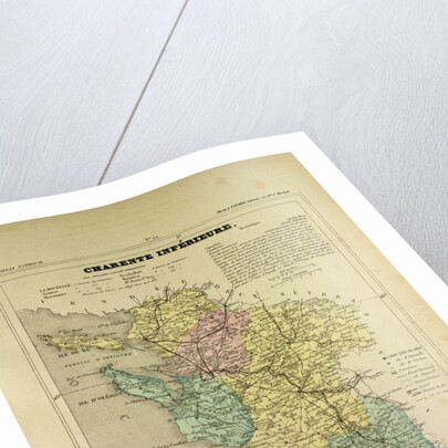 Map of Charente Inférieure France by Anonymous