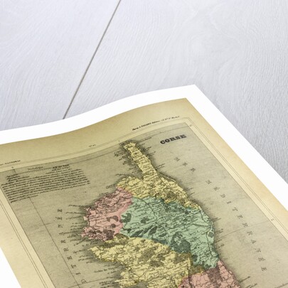Map of Corse France by Anonymous