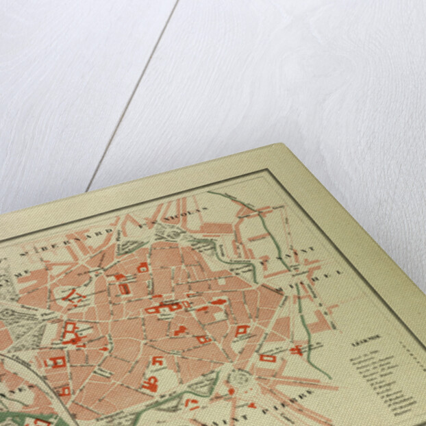 Map of Dijon France by Anonymous