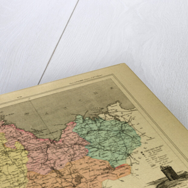 Map of Côtes Du Nord France by Anonymous